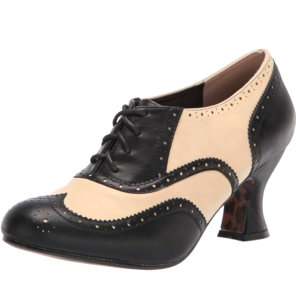Ellie Shoes Shoes - BETTY PAGE Retro Pin-up Oxford 2.5 Heel Womens Size 9 Vintage Style Pump